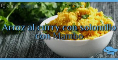 Arroz al curry con solomillo con Mambo