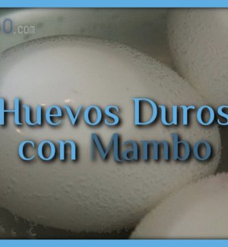 Huevos duros cocidos con Mambo