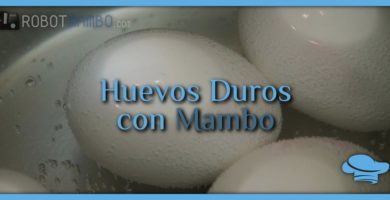 Huevos duros cocidos con Mambo