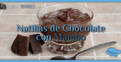 Natillas de chocolate con Mambo