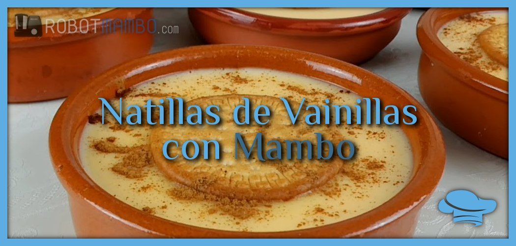 ▷ NATILLAS DE VAINILLA con Mambo Cecotec - Recetario Mambo