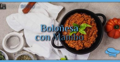 Salsa boloñesa con Mambo