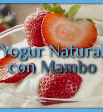 Yogur natural con Mambo