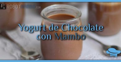 Yogurt de chocolate con Mambo