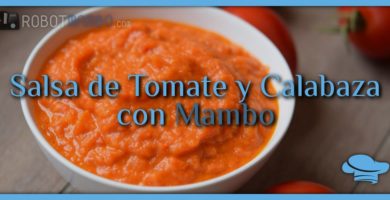 Salsa de Tomate y Calabaza con Mambo